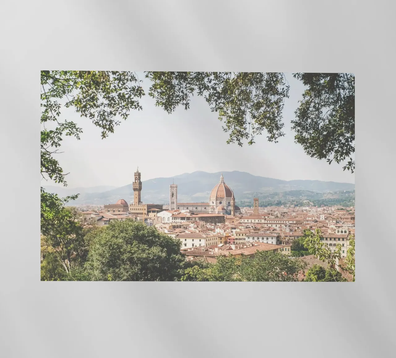 Firenze, Italia I Vue panorama skyline de Florence Bardini pellicola backlit da Julie Travel Photography