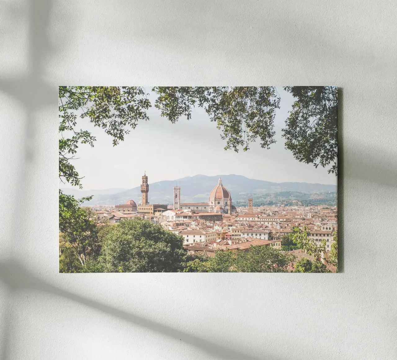 Florence, Italie I Vue panorama skyline de Florence Bardini canvas by Julie Travel Photography