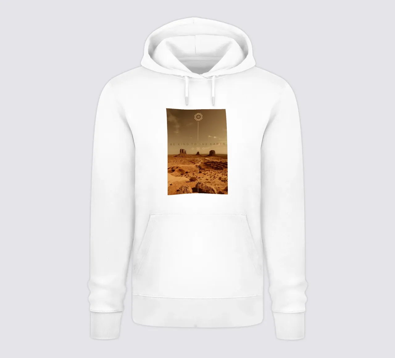 Be Kind To The Earth felpa con cappuccio da ArtColorCreation