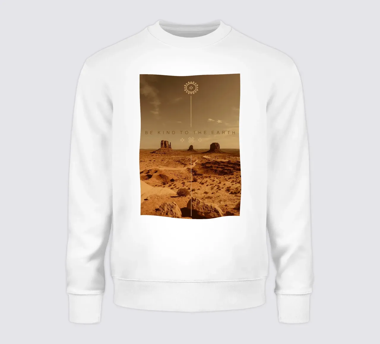 Be Kind To The Earth felpa da ArtColorCreation