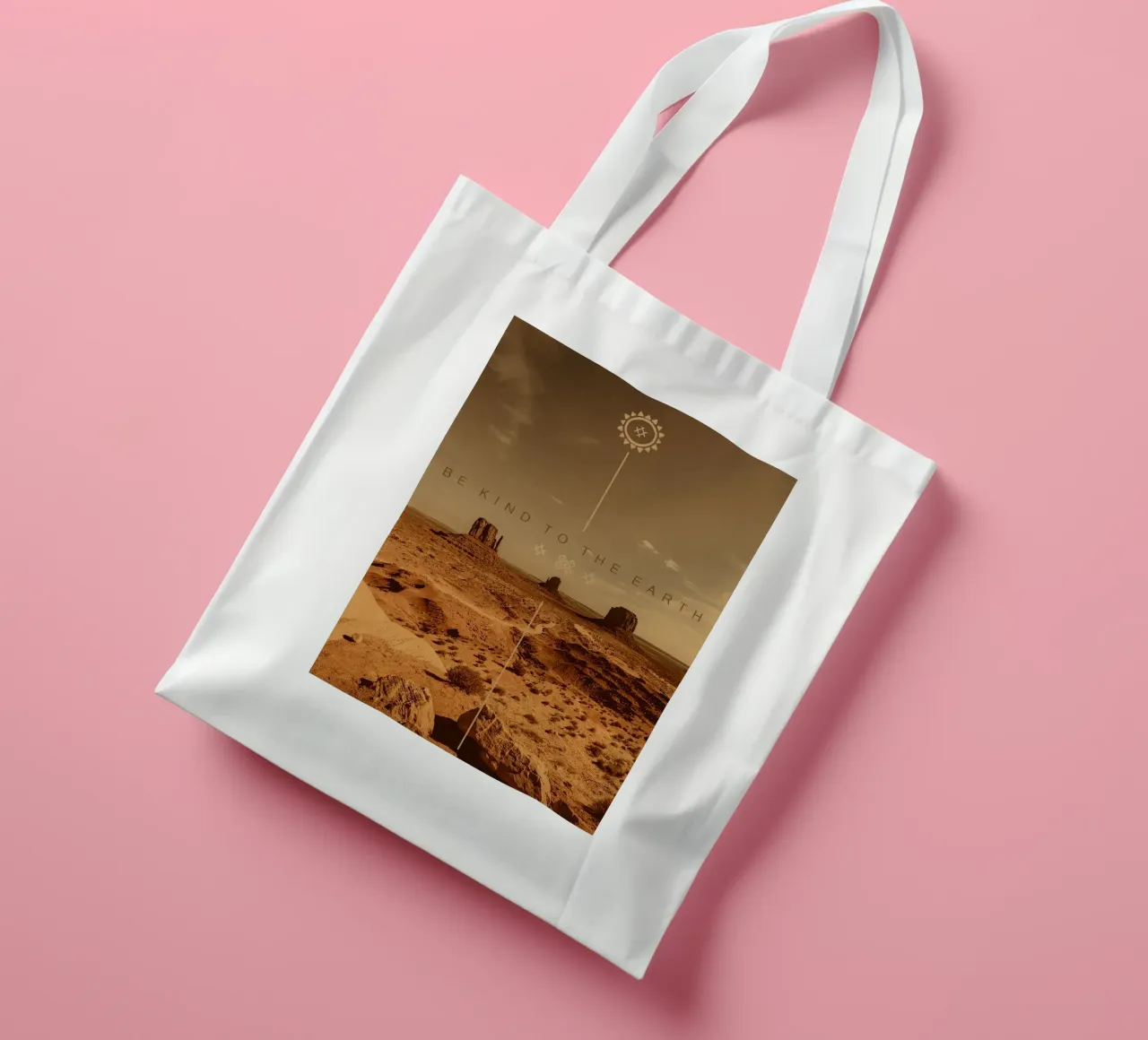 Be Kind To The Earth borsa in juta da ArtColorCreation