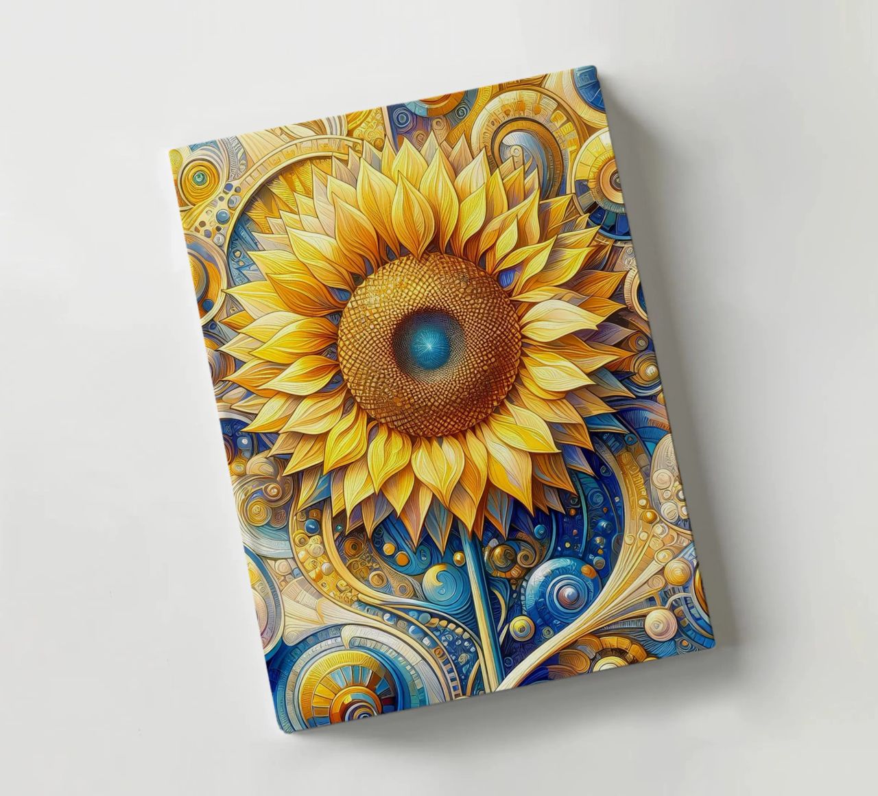 Sunflower notebook by Art-Nouveau-Dsg