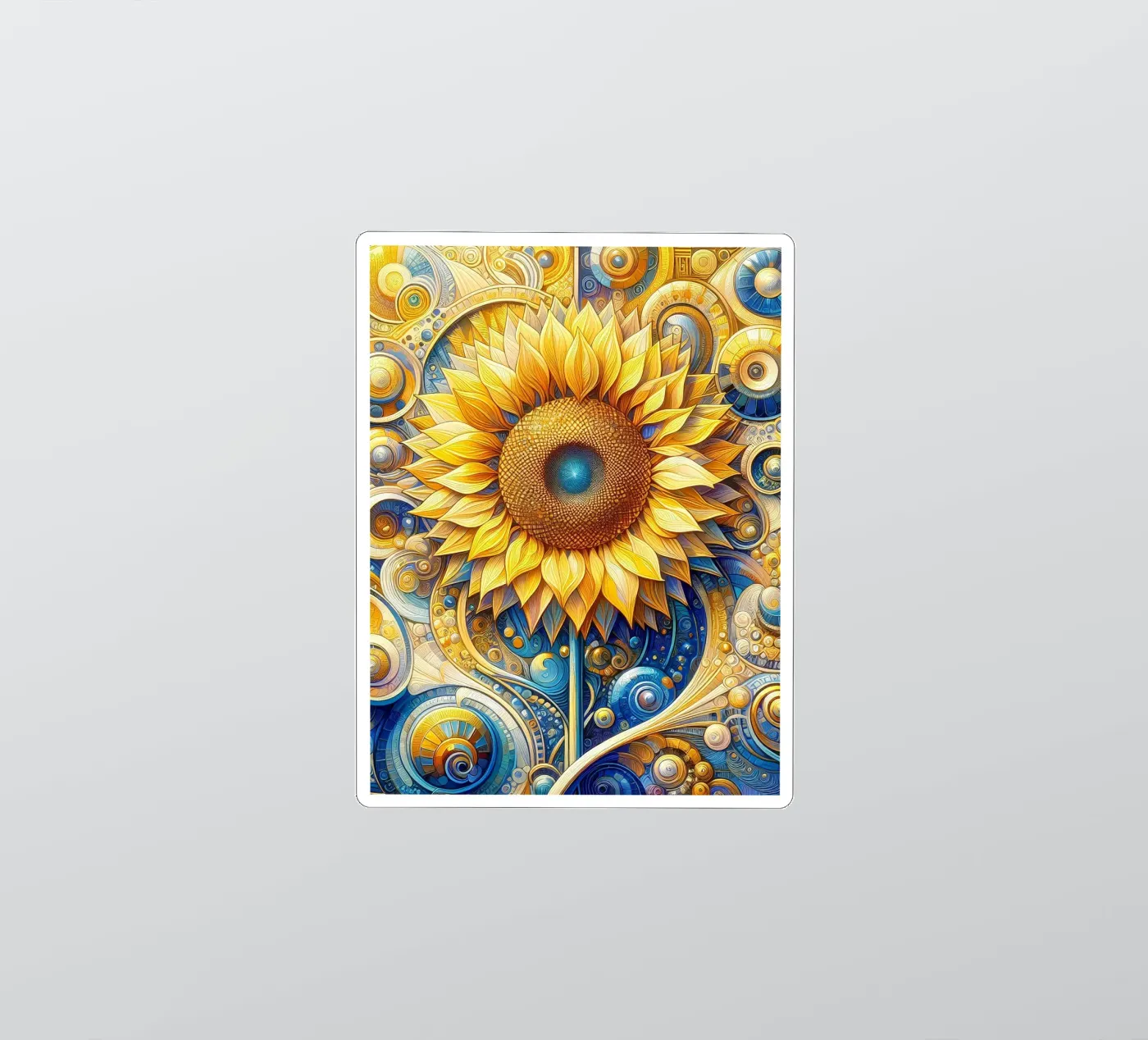 Sunflower sticker by Art-Nouveau-Dsg