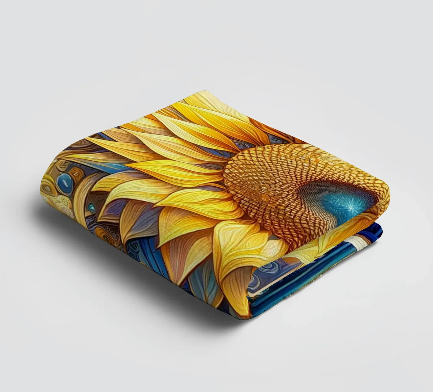 Sunflower towel by Art-Nouveau-Dsg