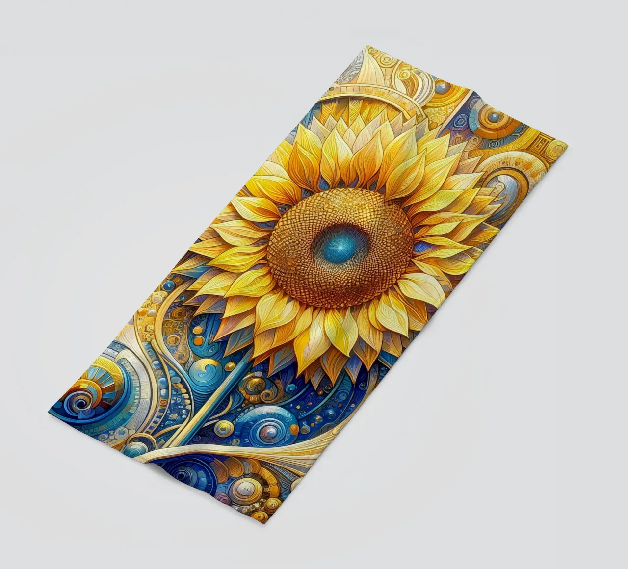 Sunflower telo mare da Art-Nouveau-Dsg