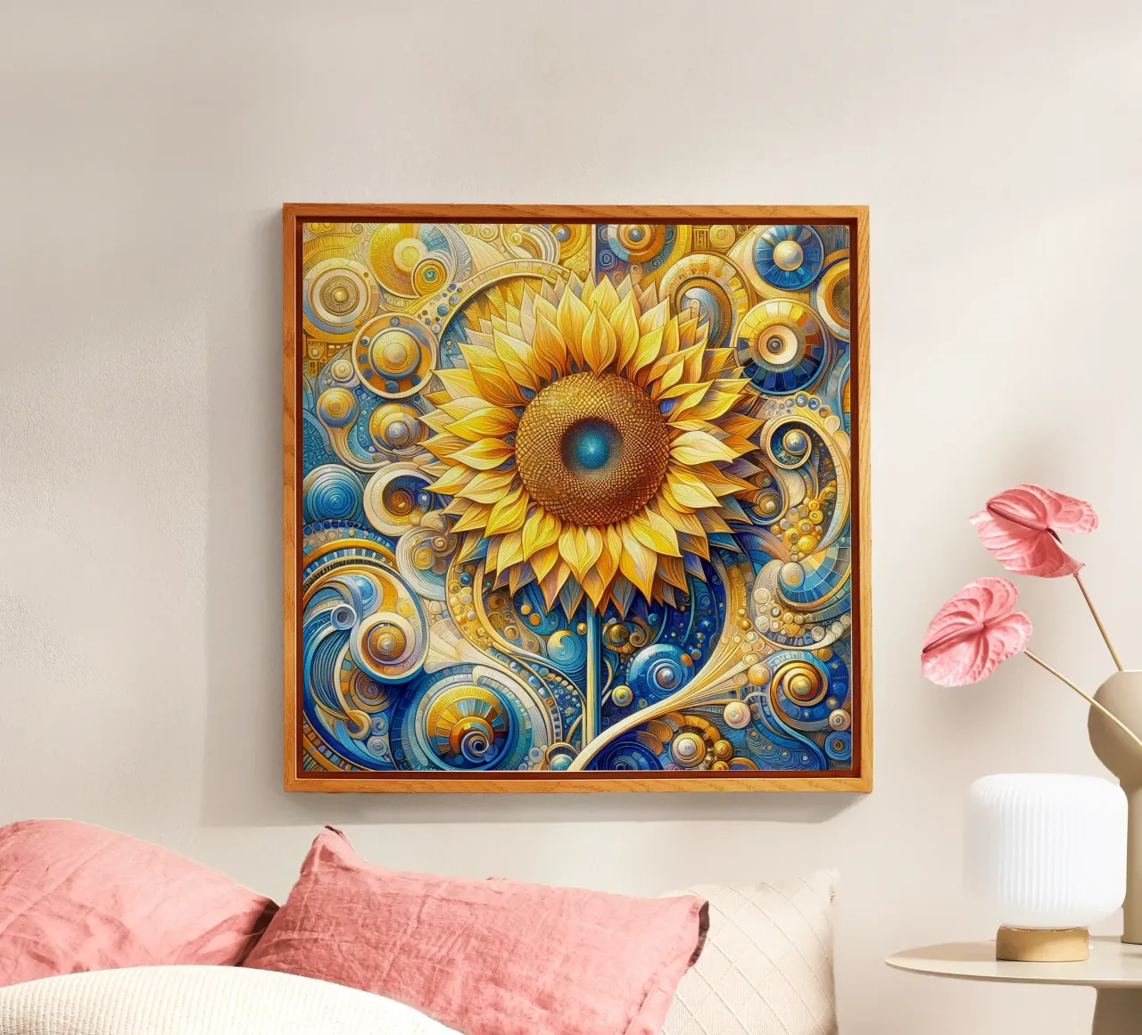 Girasole plexiglass da Art-Nouveau-Dsg