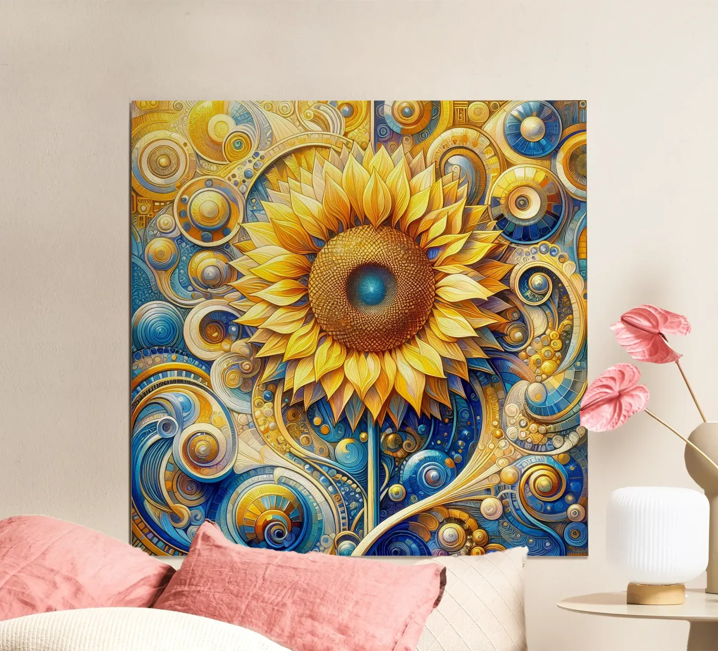 Tournesol poster de Art-Nouveau-Dsg