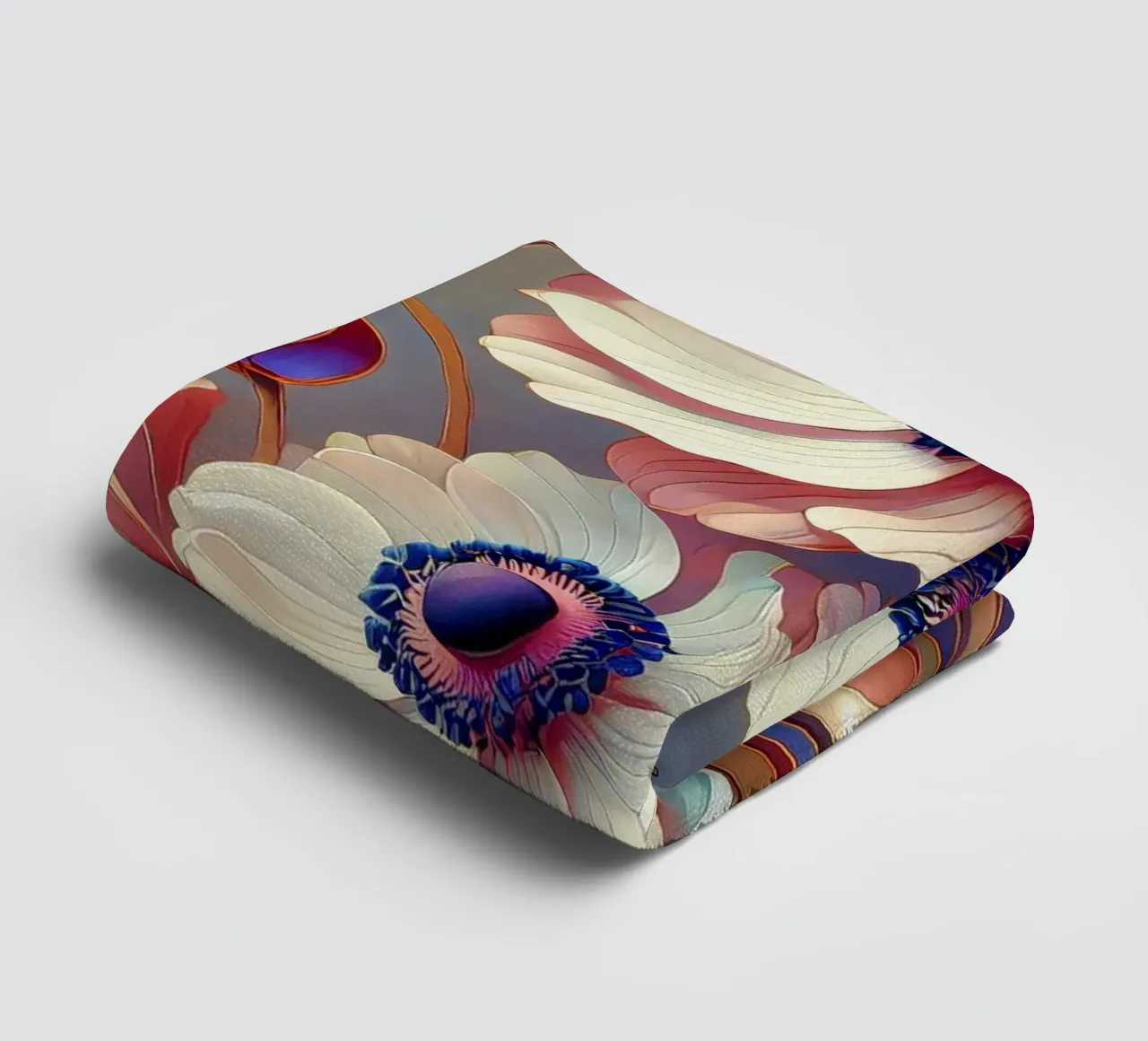 Anemonen asciugamano da bagno da Art-Nouveau-Dsg