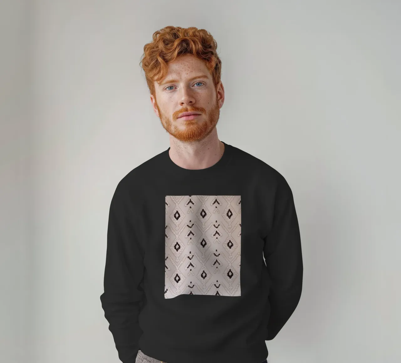 Elegante motivo boho felpa da Carinaprint