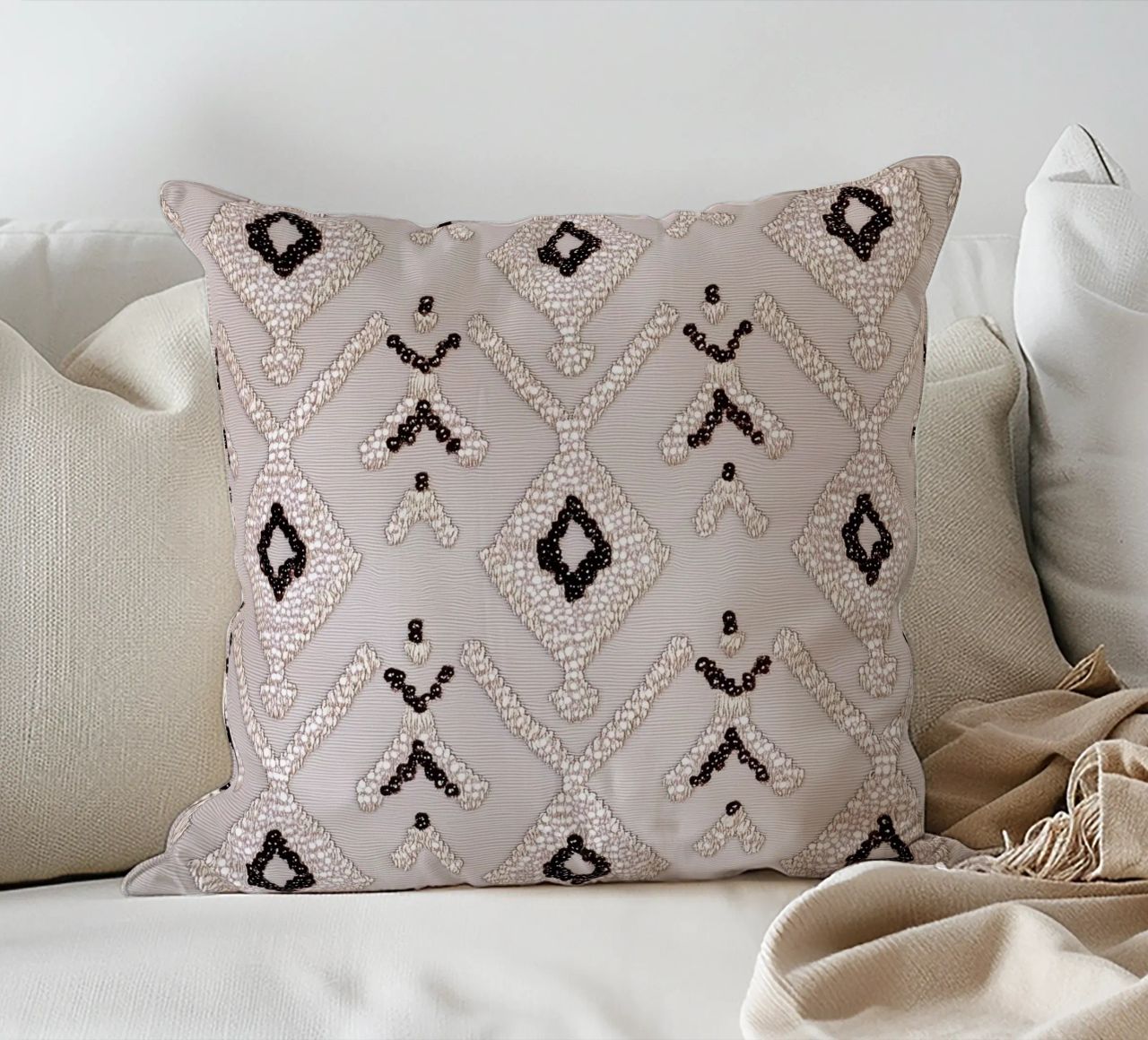 Elegante motivo boho cuscino da Carinaprint