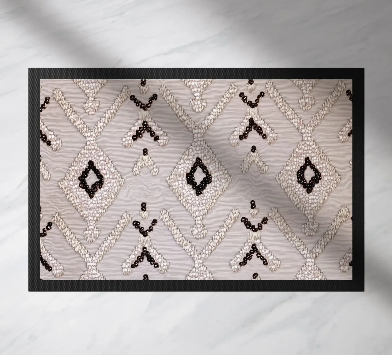 Stylish boho pattern doormat by Carinaprint