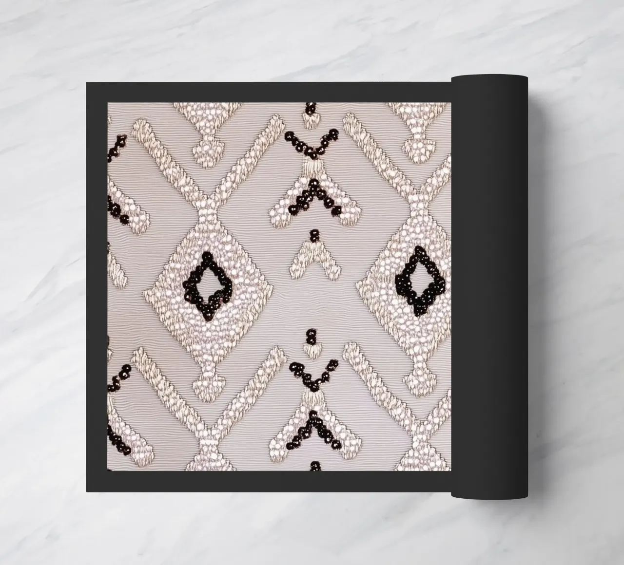 Stylish boho pattern doormat by Carinaprint