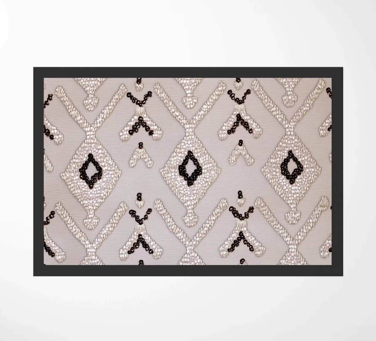 Stylish boho pattern doormat by Carinaprint