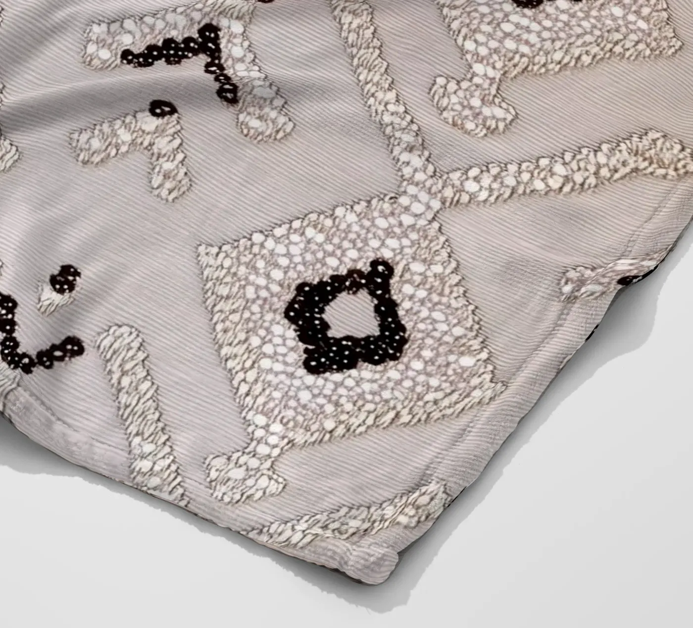 Elegante motivo boho coperta in pile da Carinaprint