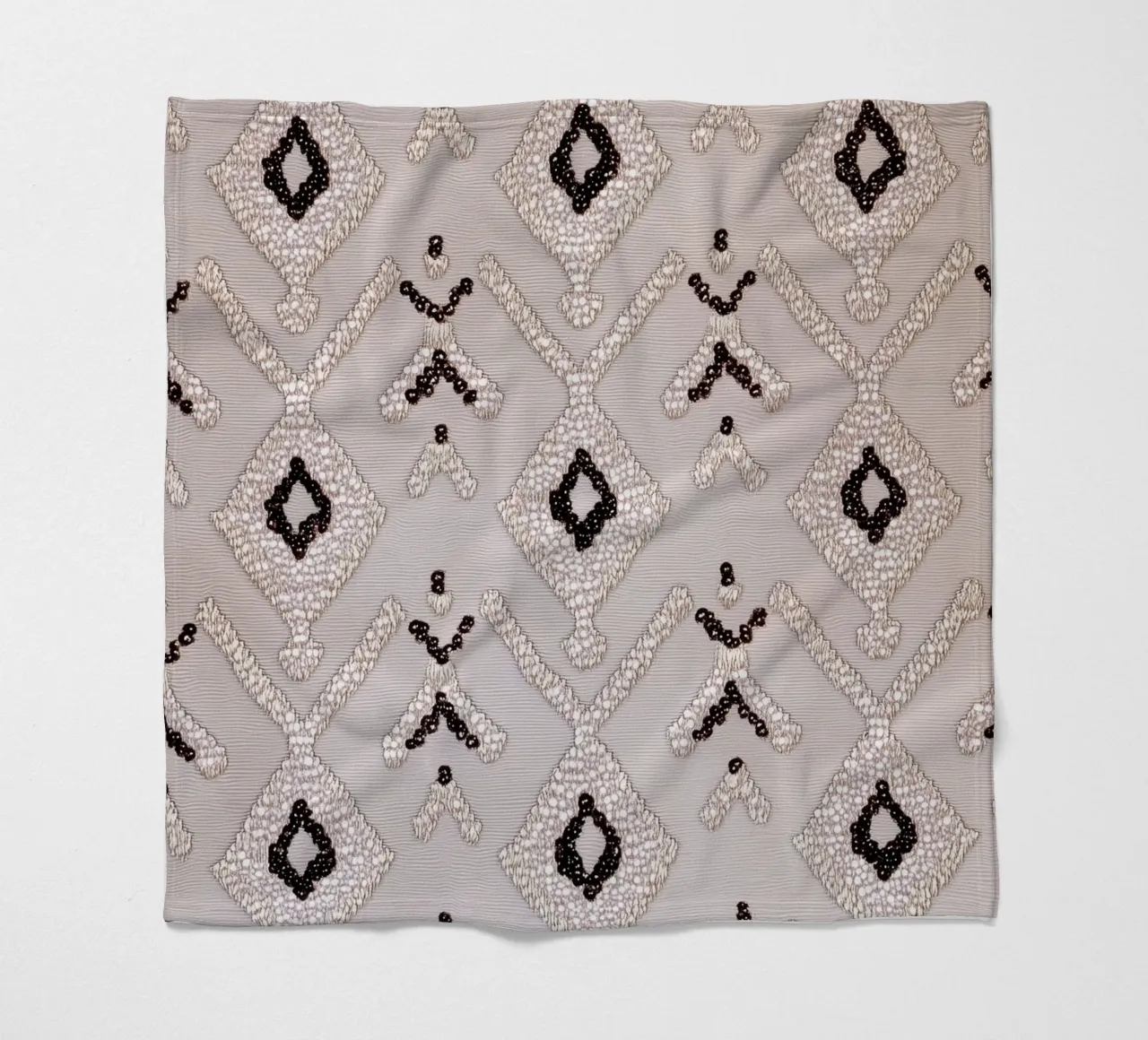Stylish boho pattern fleece blanket by Carinaprint