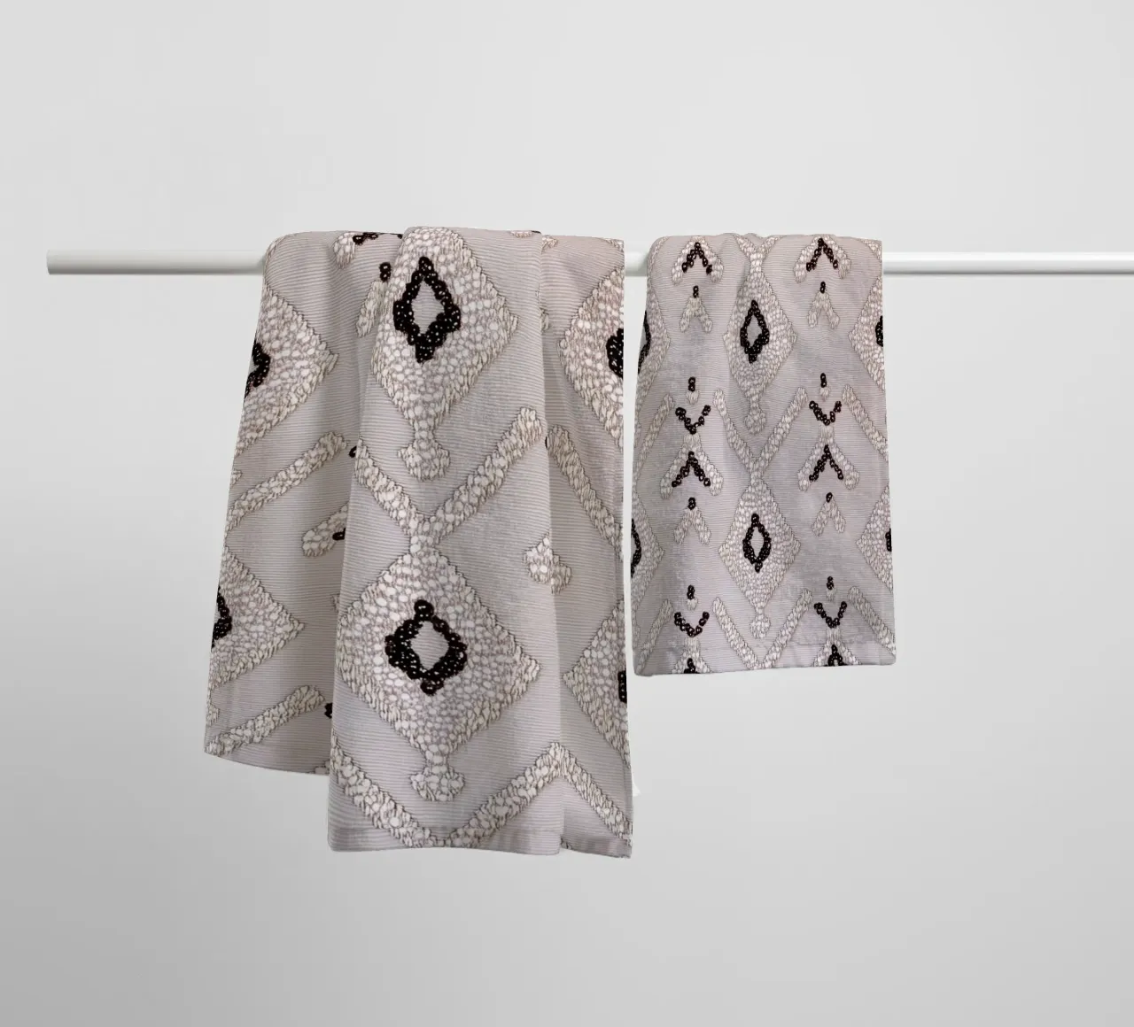 Stylish boho pattern towel by Carinaprint