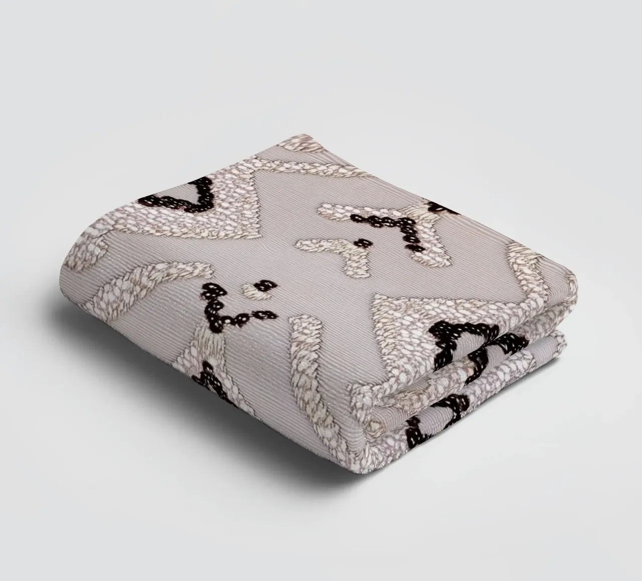 Stylish boho pattern towel by Carinaprint