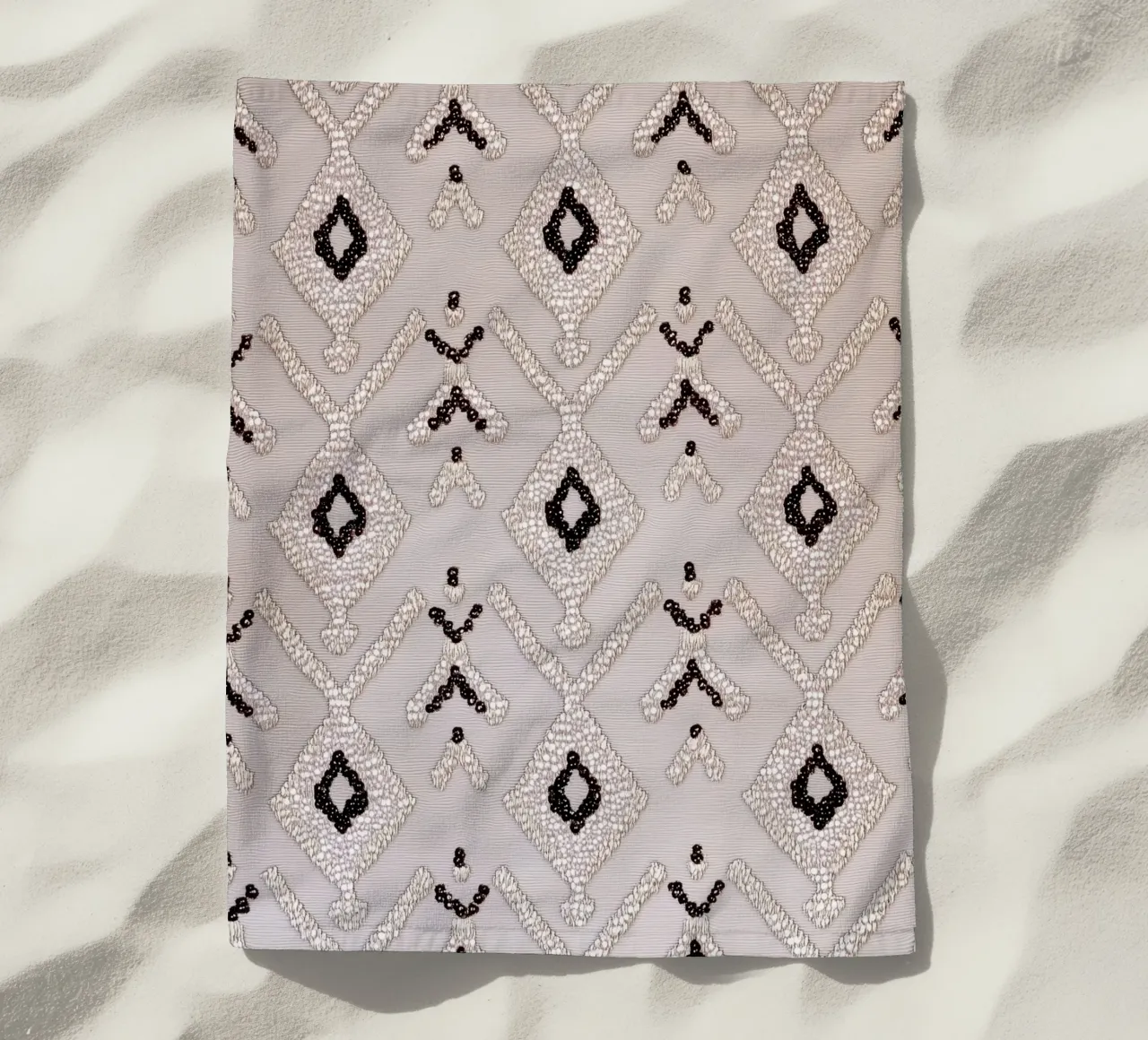 Stylish boho pattern telo mare da Carinaprint