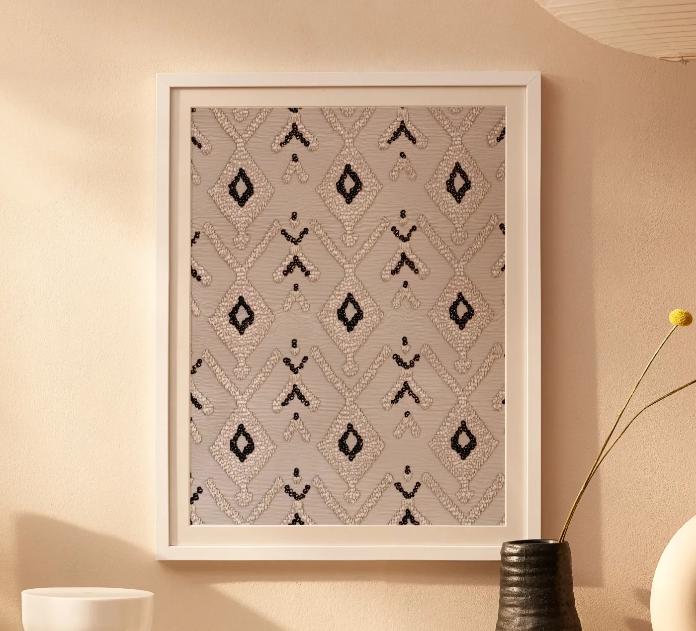 Stylish boho pattern Poster von Carinaprint