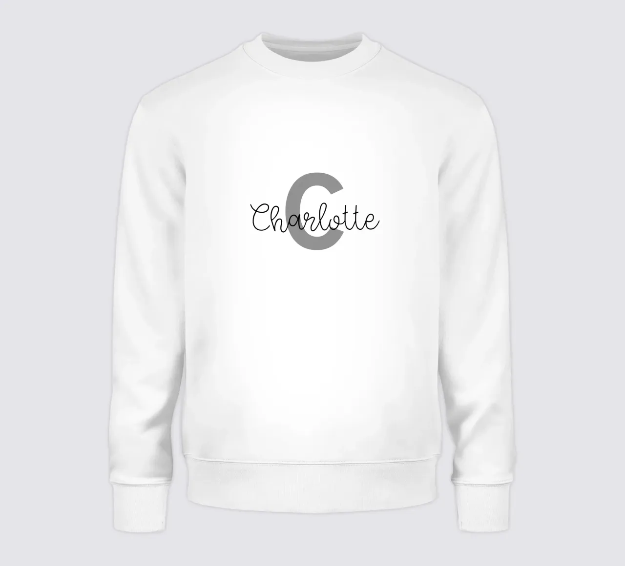 Personalisiertes Monogramm Benutzerdefinierter Name Sweatshirt von Personalized Art