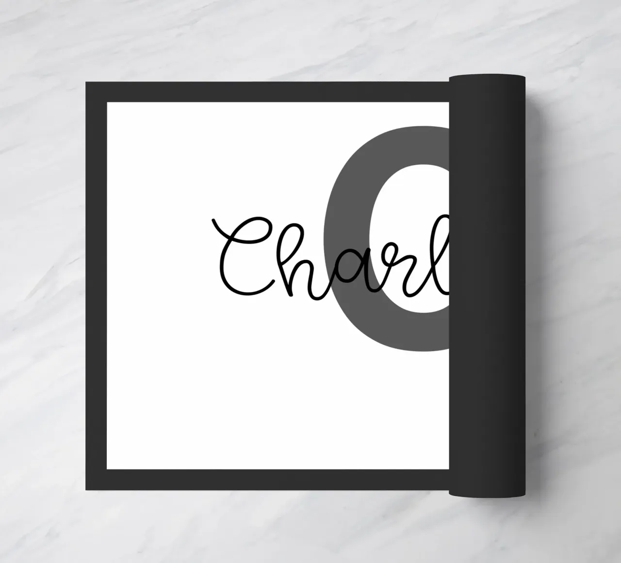 Monogramma personalizzato Nome personalizzato zerbino da Personalized Art