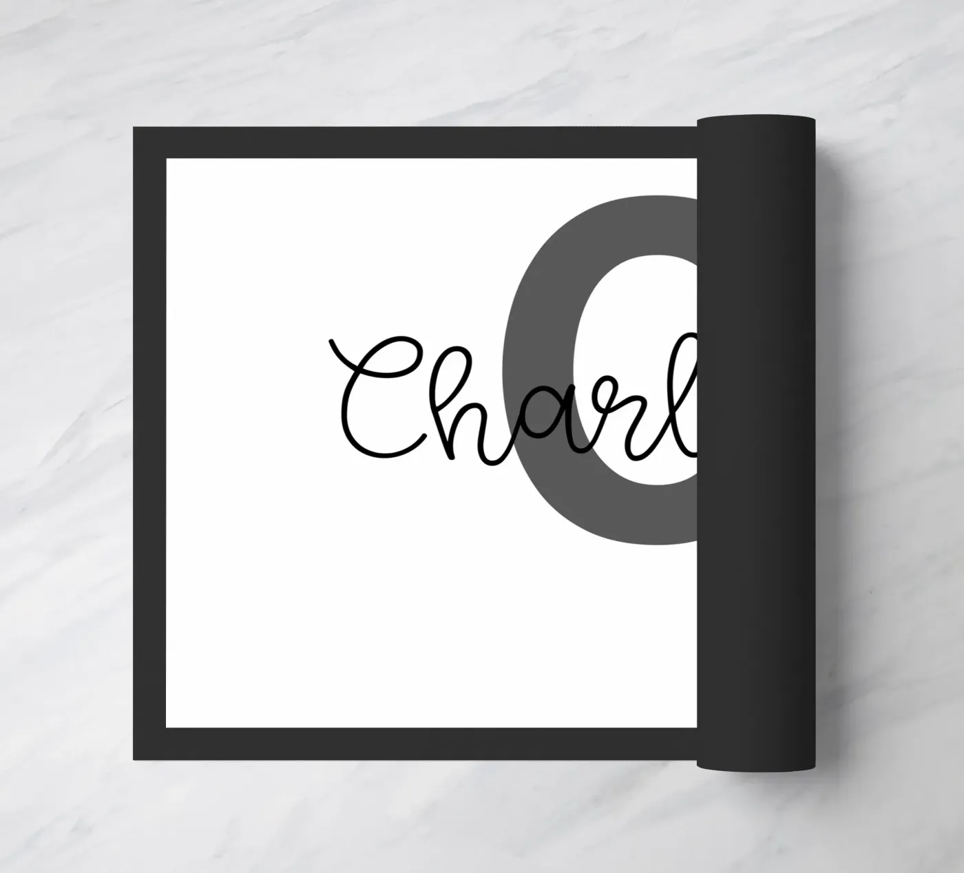 Personalized Monogram Custom Name doormat by Personalized Art