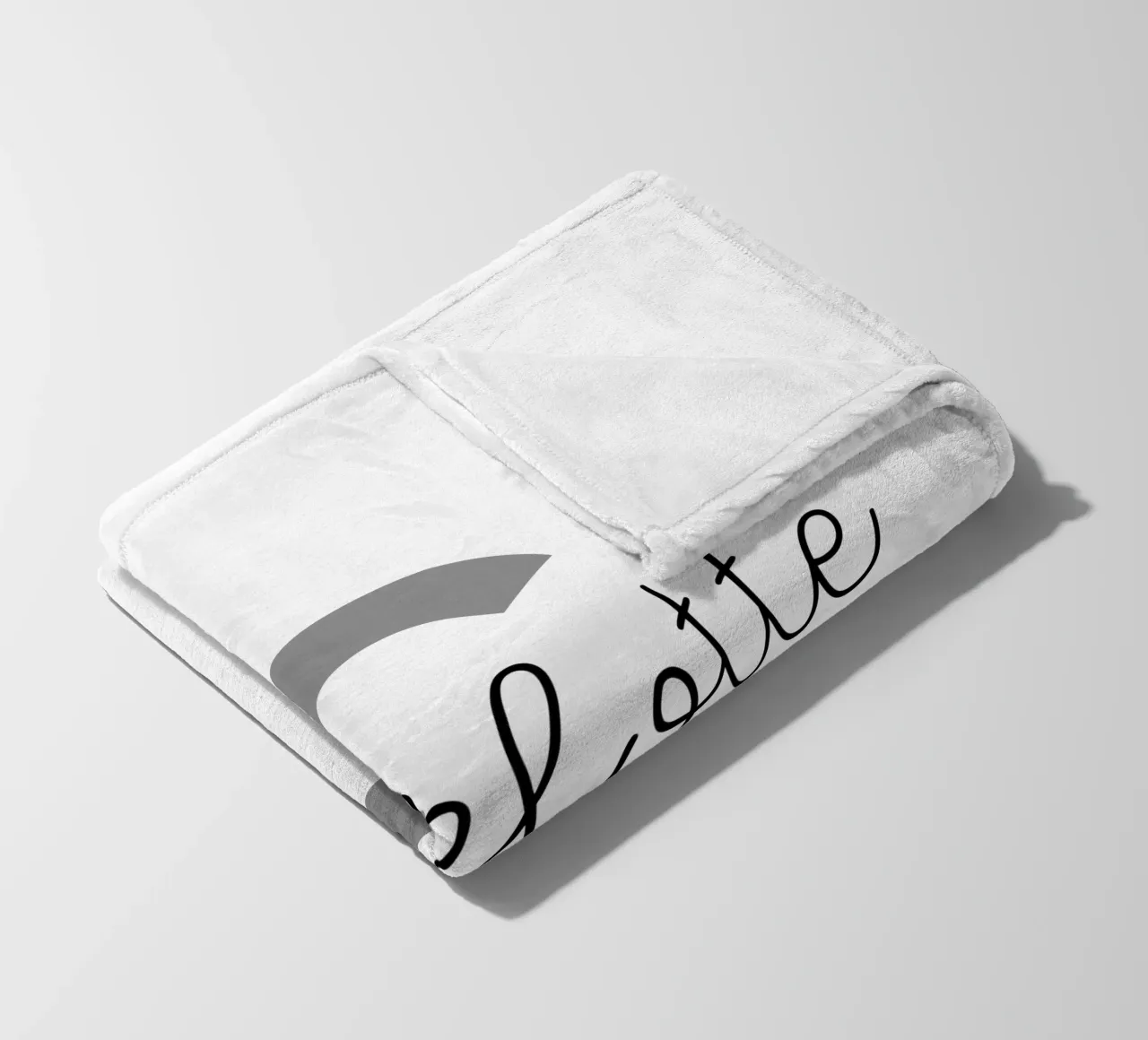 Personalized Monogram Custom Name fleece blanket by Personalized Art