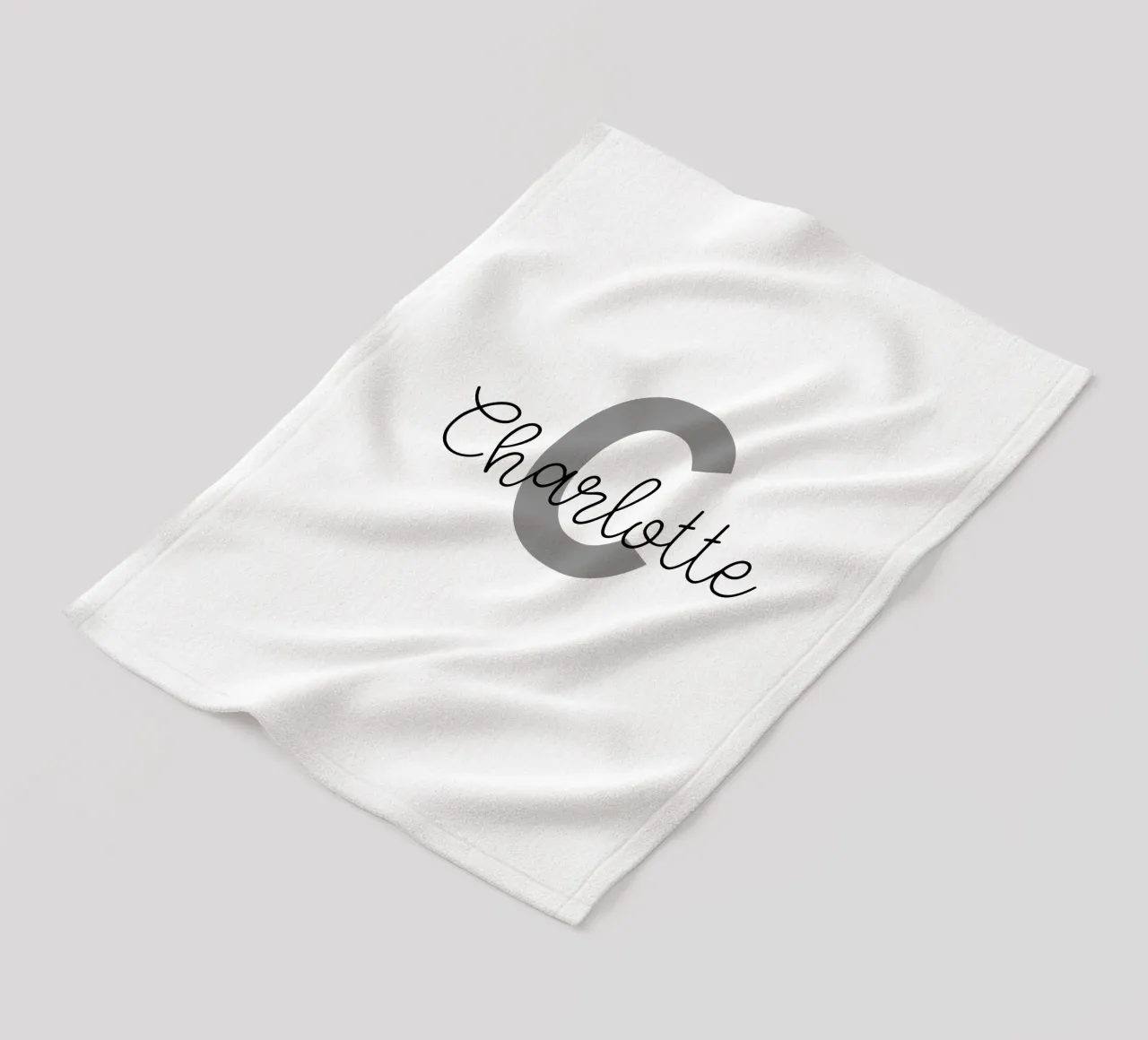 Personalized Monogram Custom Name fleece blanket by Personalized Art