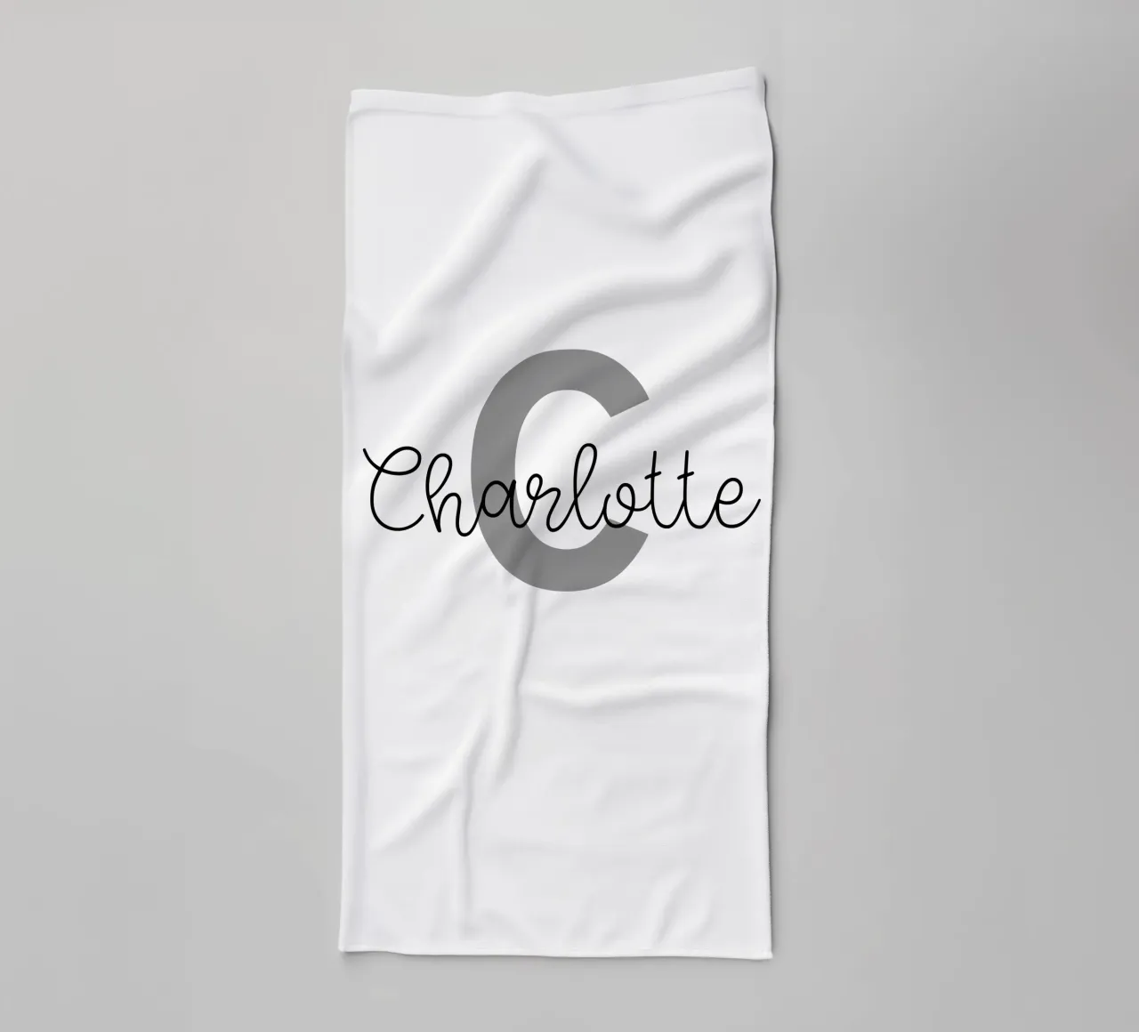 Personalized Monogram Custom Name towel by Personalized Art