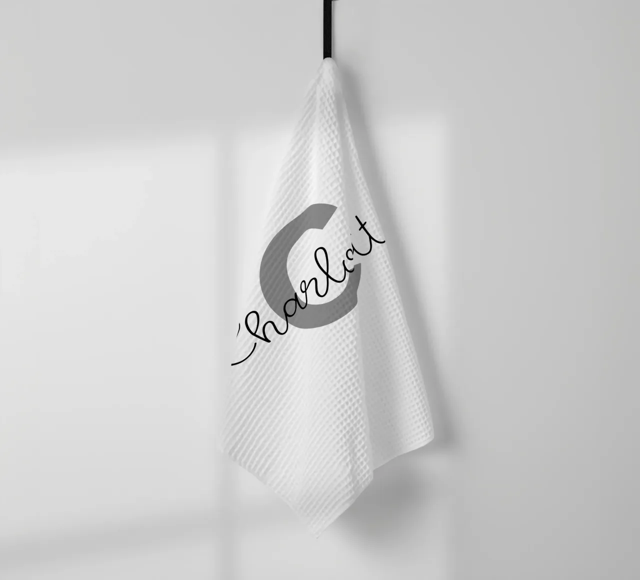 Personalized Monogram Custom Name tea towel by Personalized Art