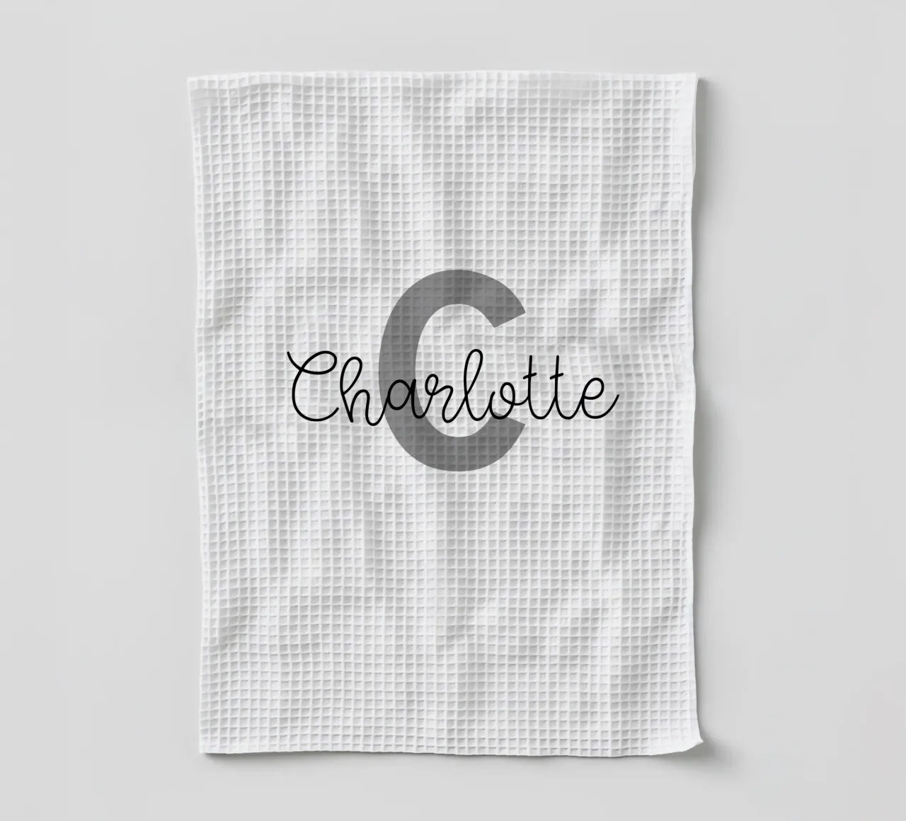 Personalized Monogram Custom Name tea towel by Personalized Art