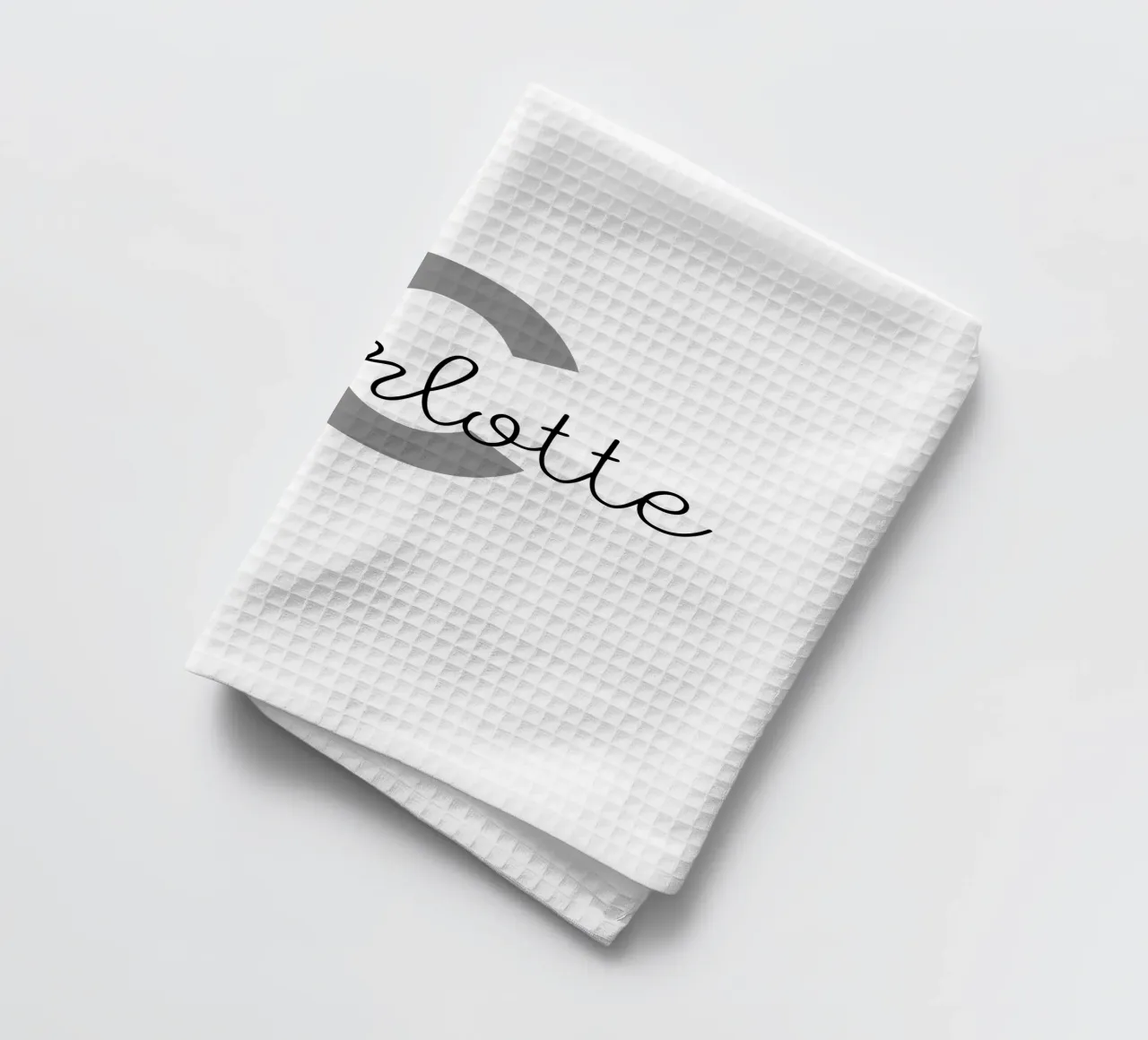 Personalized Monogram Custom Name tea towel by Personalized Art