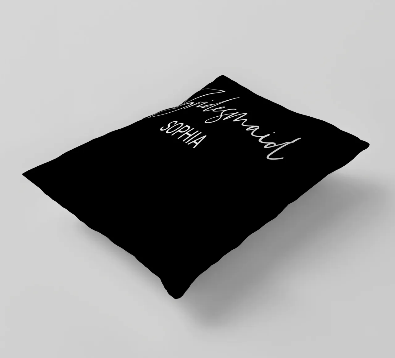 Personalized Bridesmaid Custom Name decorative cushion by Personalized Art