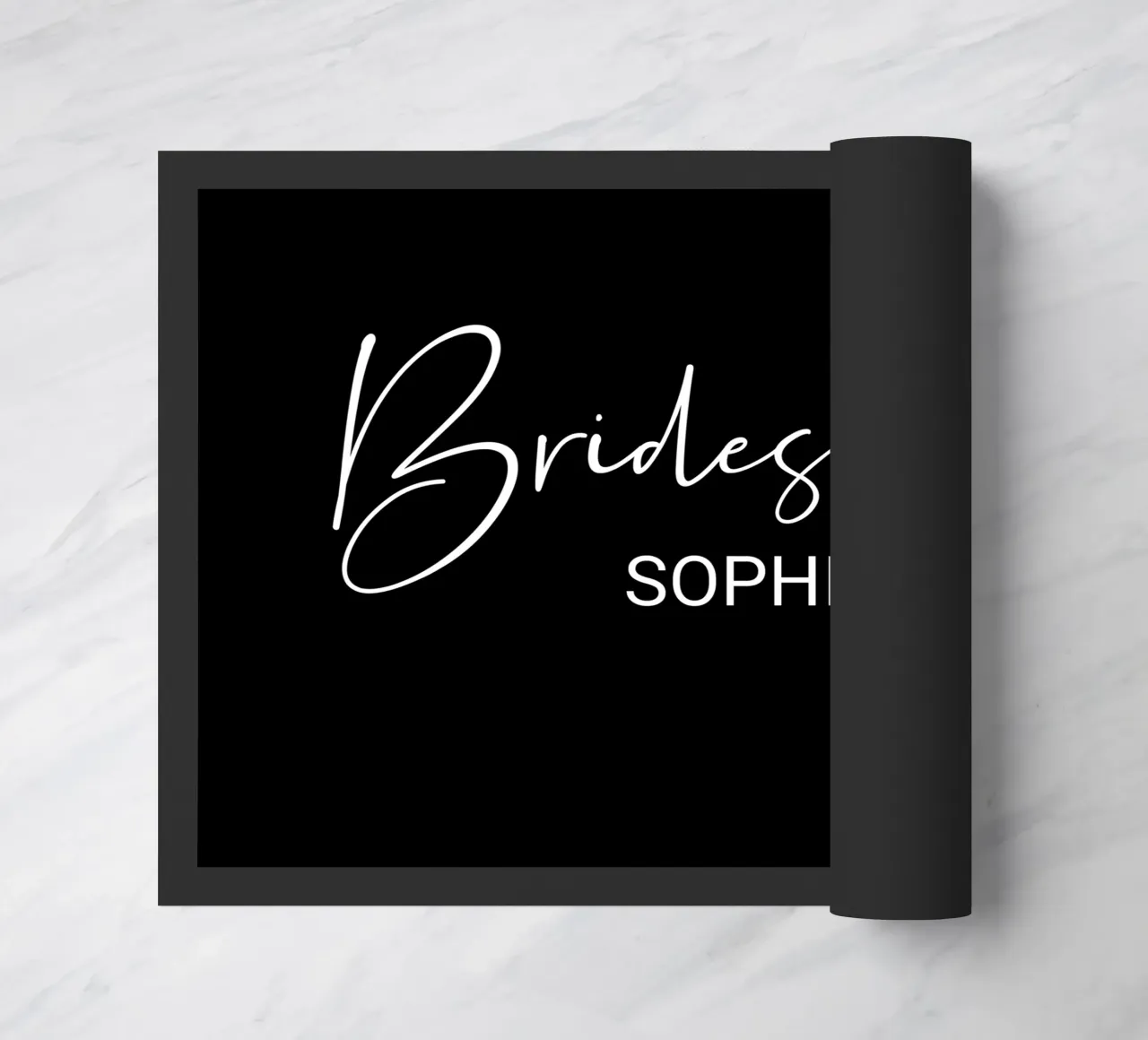 Personalized Bridesmaid Custom Name doormat by Personalized Art