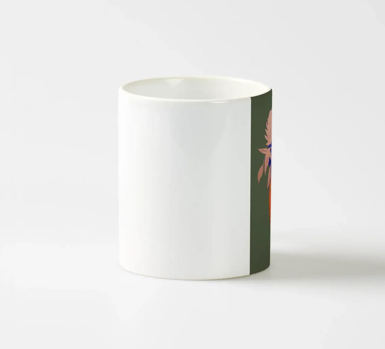 Fiori verdi gioia tazza in ceramica da Carinaprint