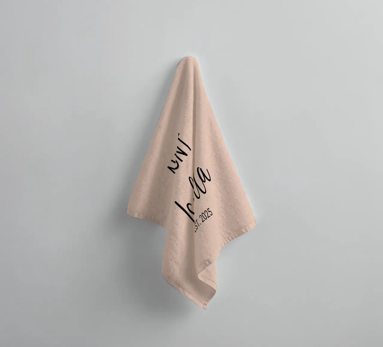Personalisierte Tante Name Geburt Ankündigung Handtuch von Personalized Art