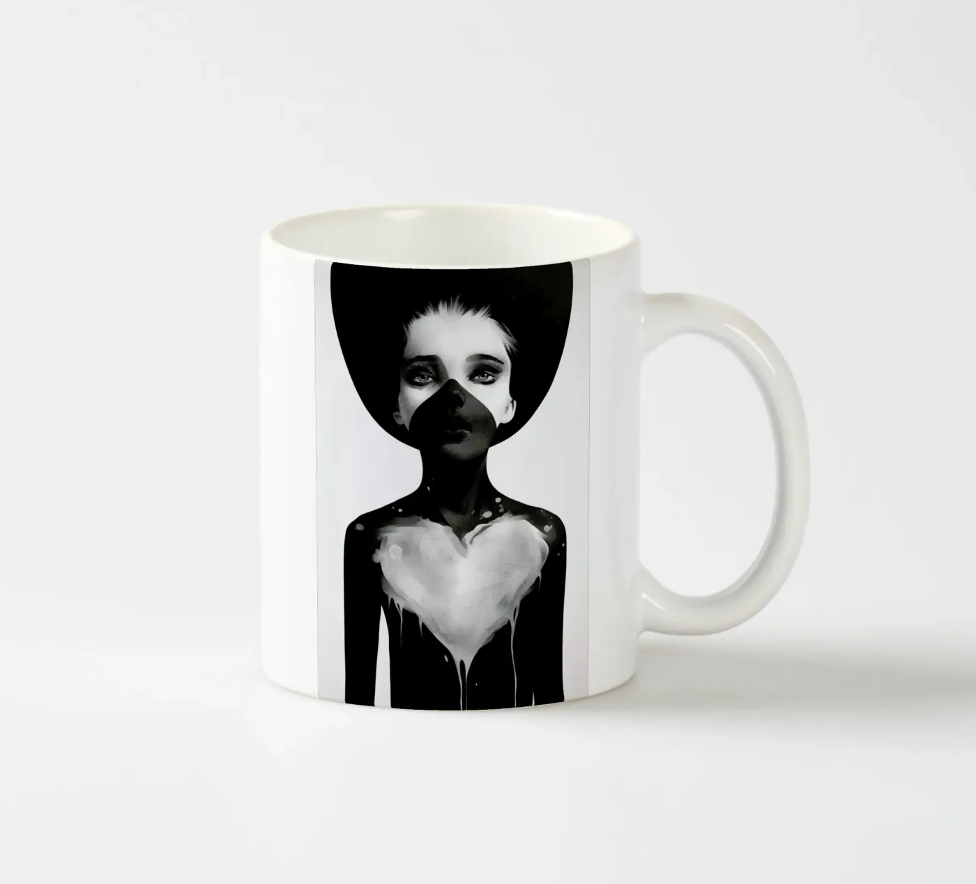 Hold on ceramic mug by Ruben Ireland