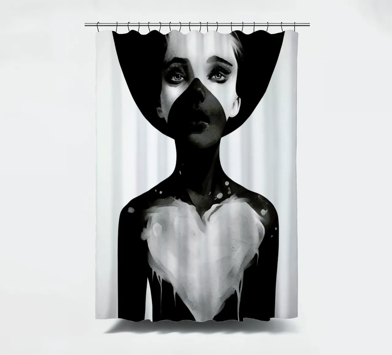Hold on shower curtain by Ruben Ireland