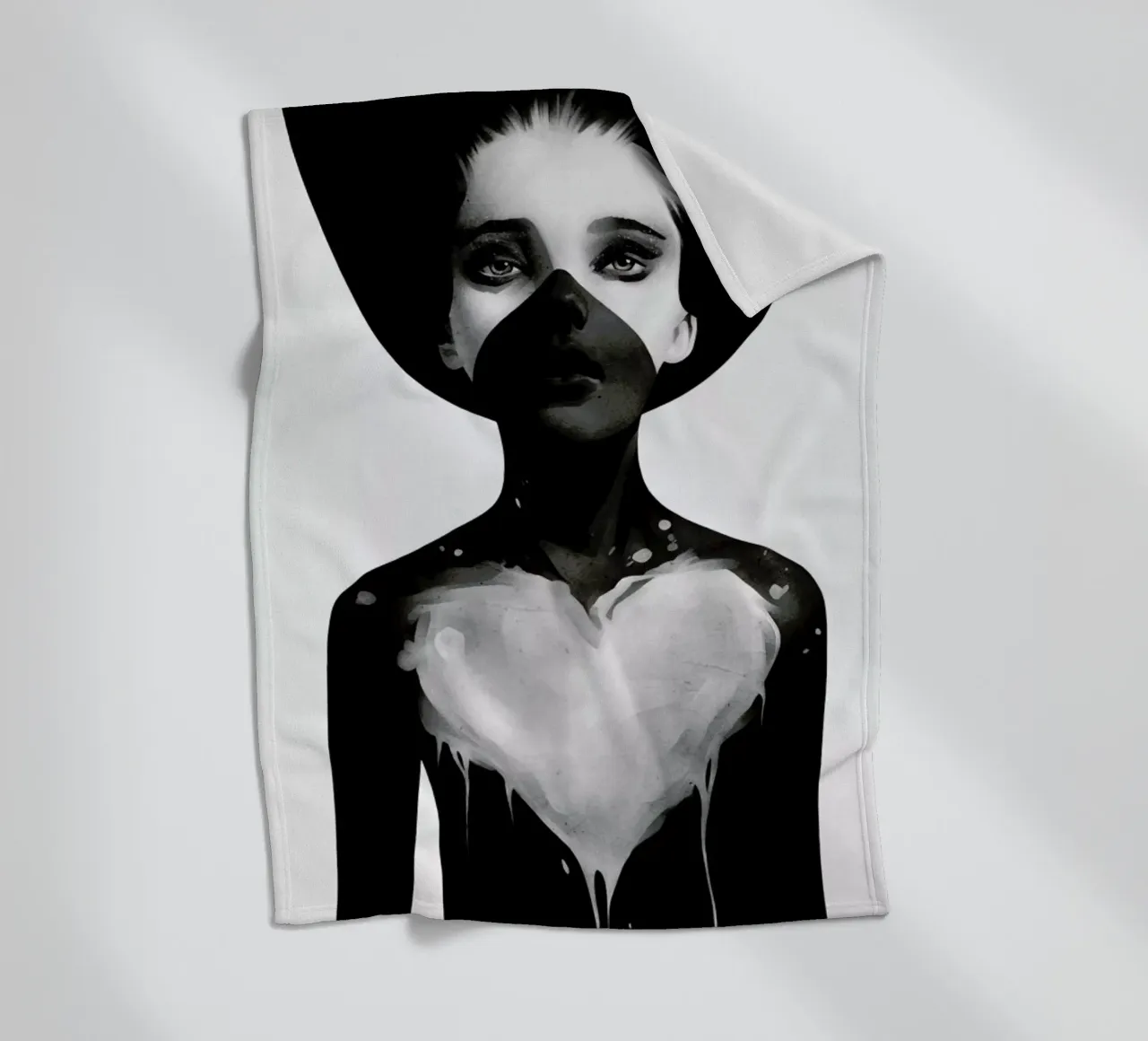Hold on fleece blanket by Ruben Ireland