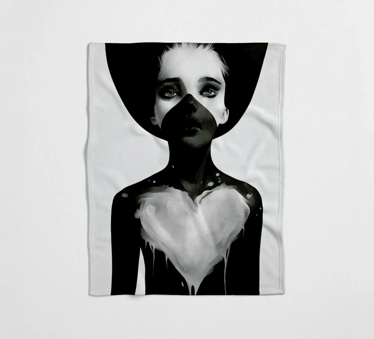 Hold on fleece blanket by Ruben Ireland