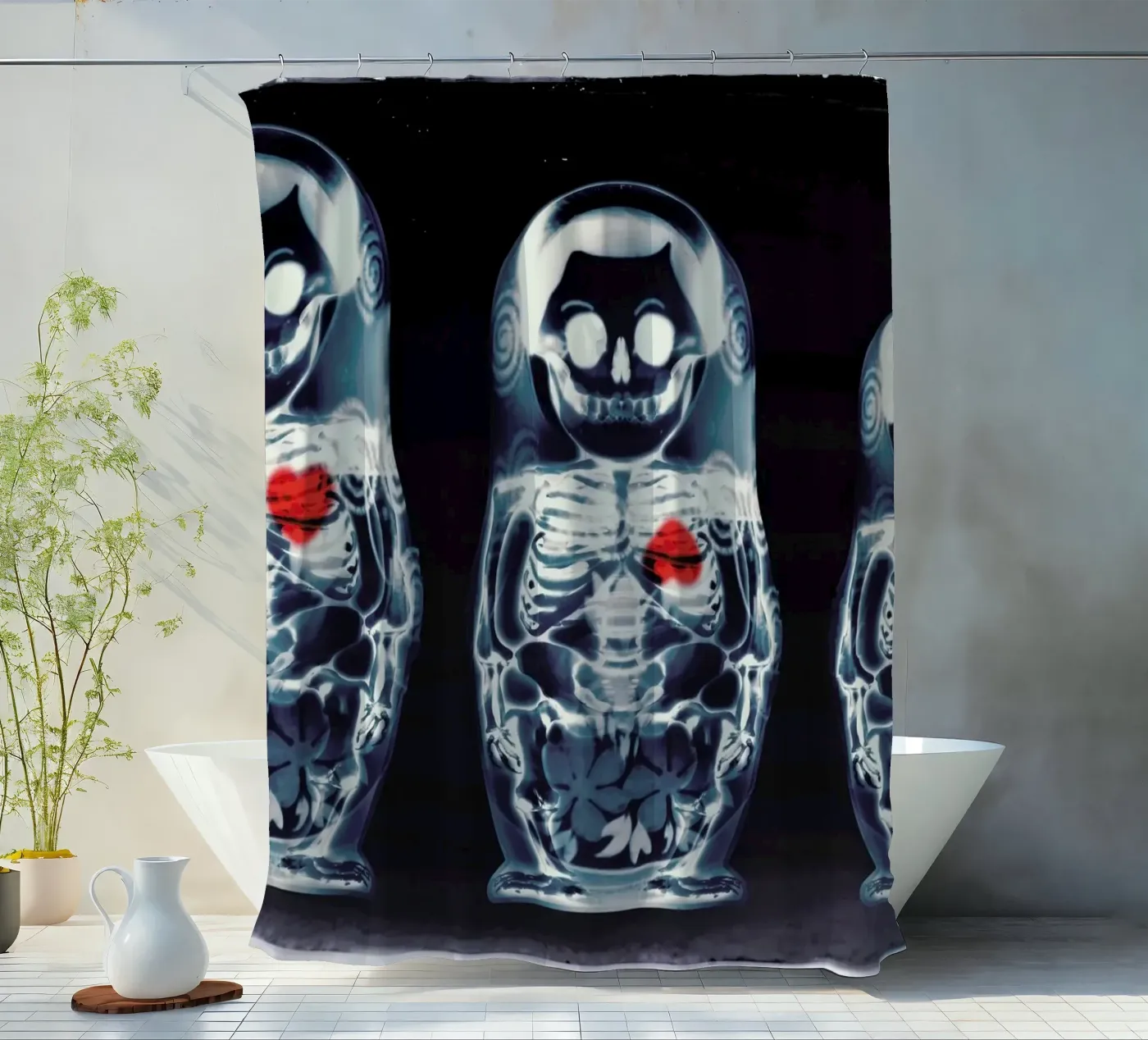 Nesting Doll Duschvorhang von Ali Gulec