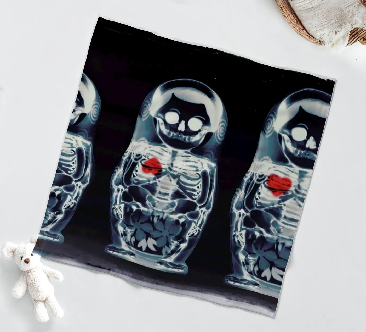 Nesting Doll fleece blanket by Ali Gulec