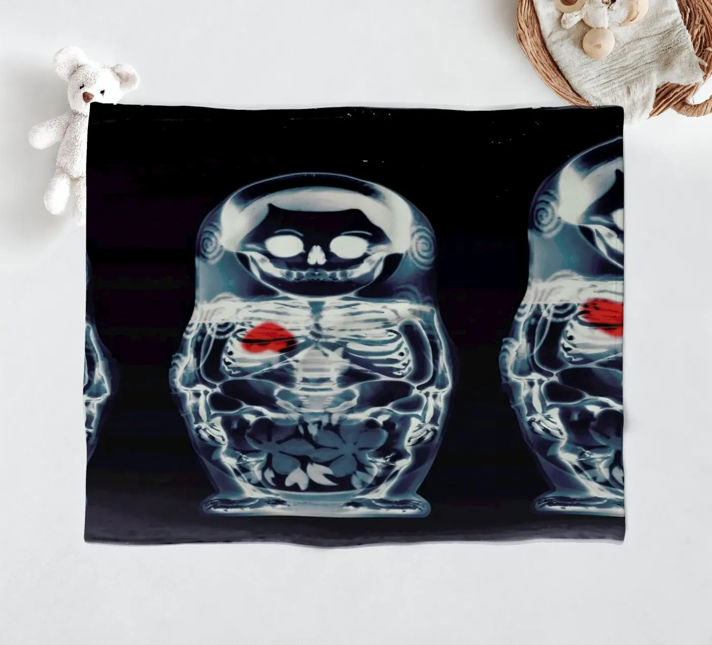 Nesting Doll fleece blanket by Ali Gulec