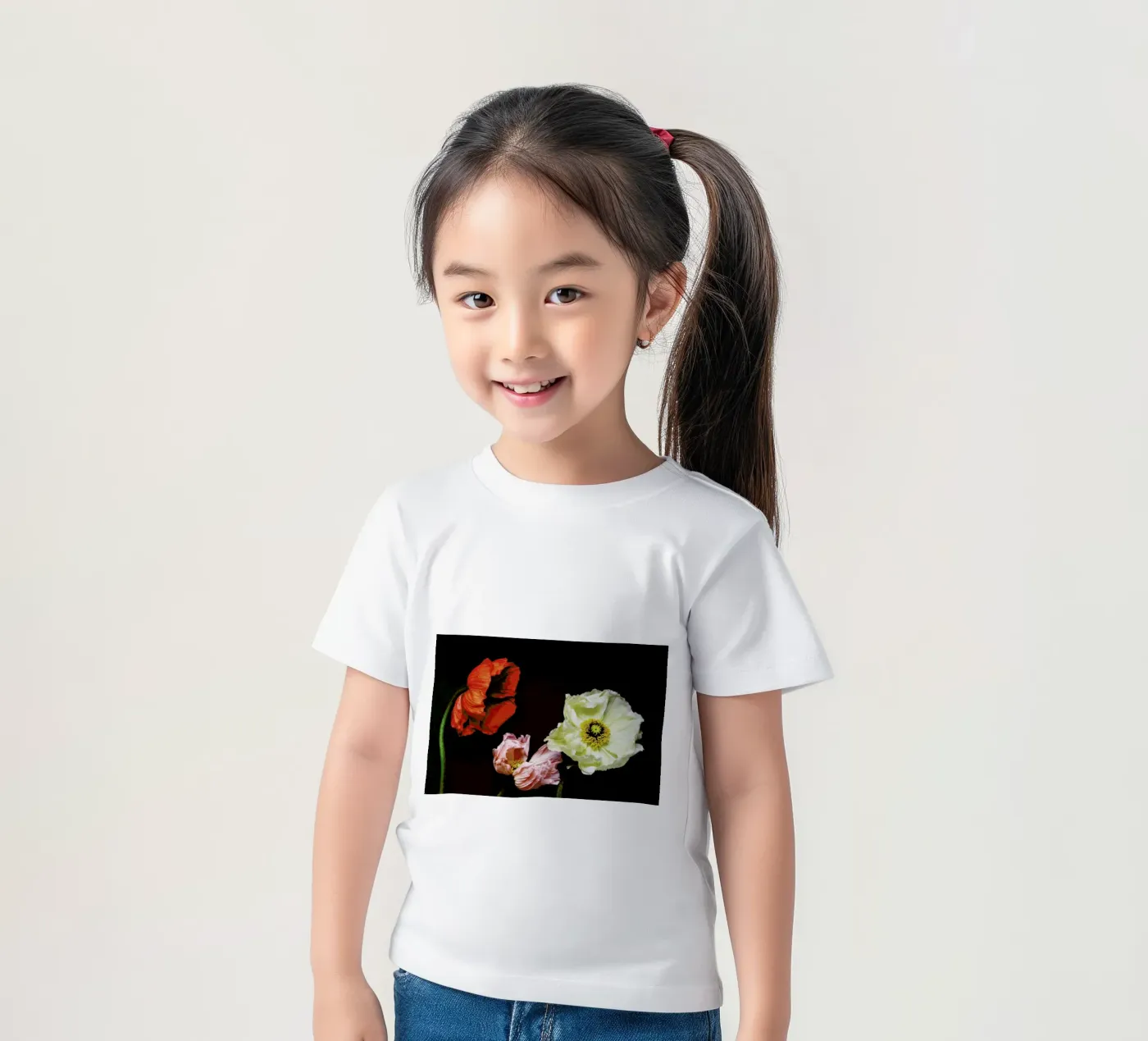 Windblown kinder t-shirt van Morgan Kendall