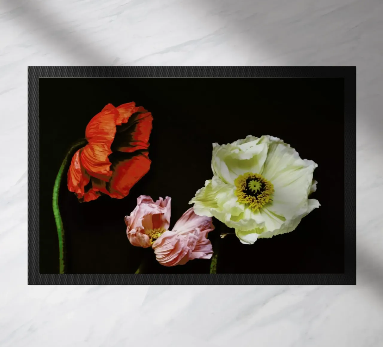 Windblown doormat by Morgan Kendall