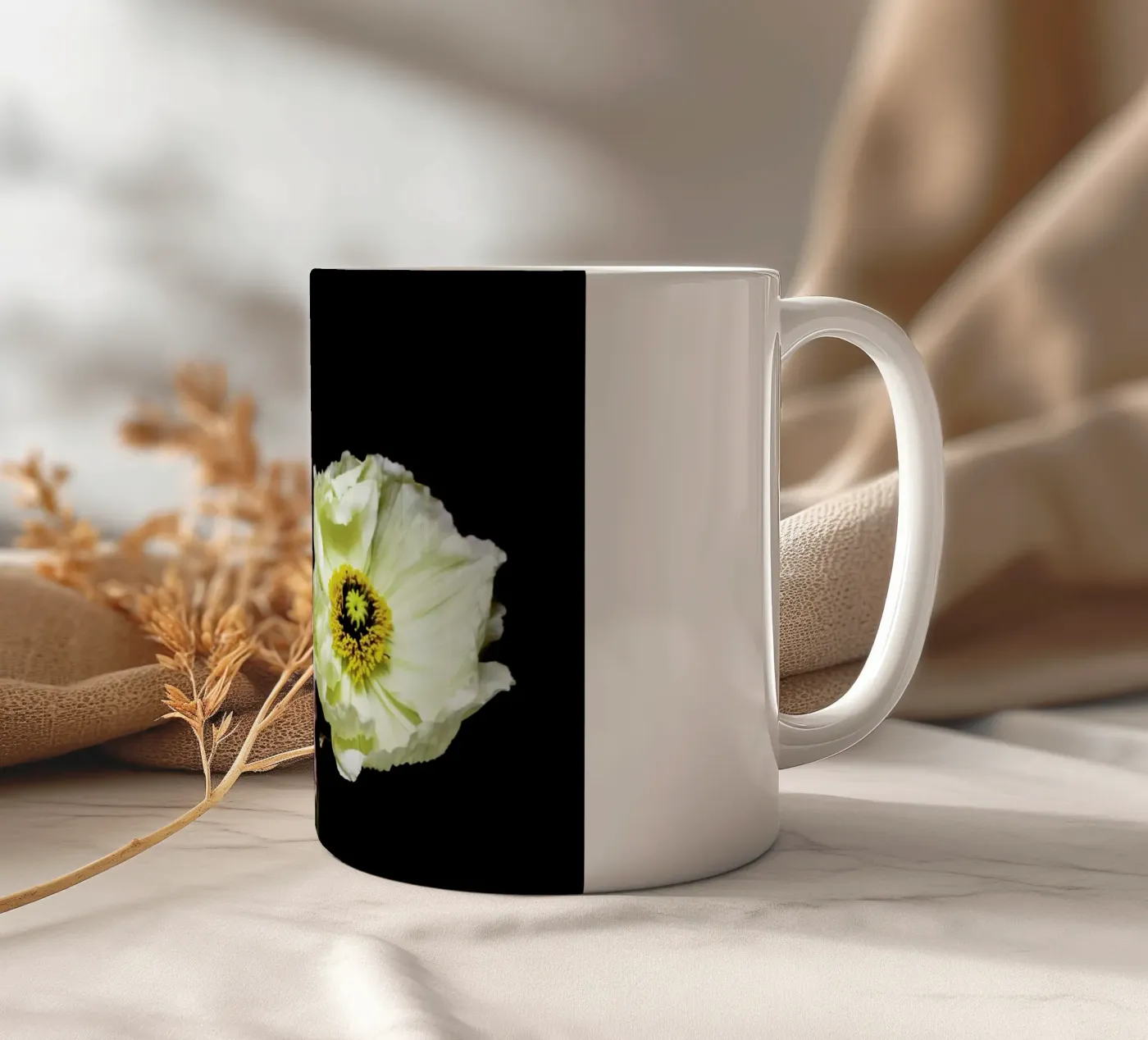 Windblown ceramic mug by Morgan Kendall