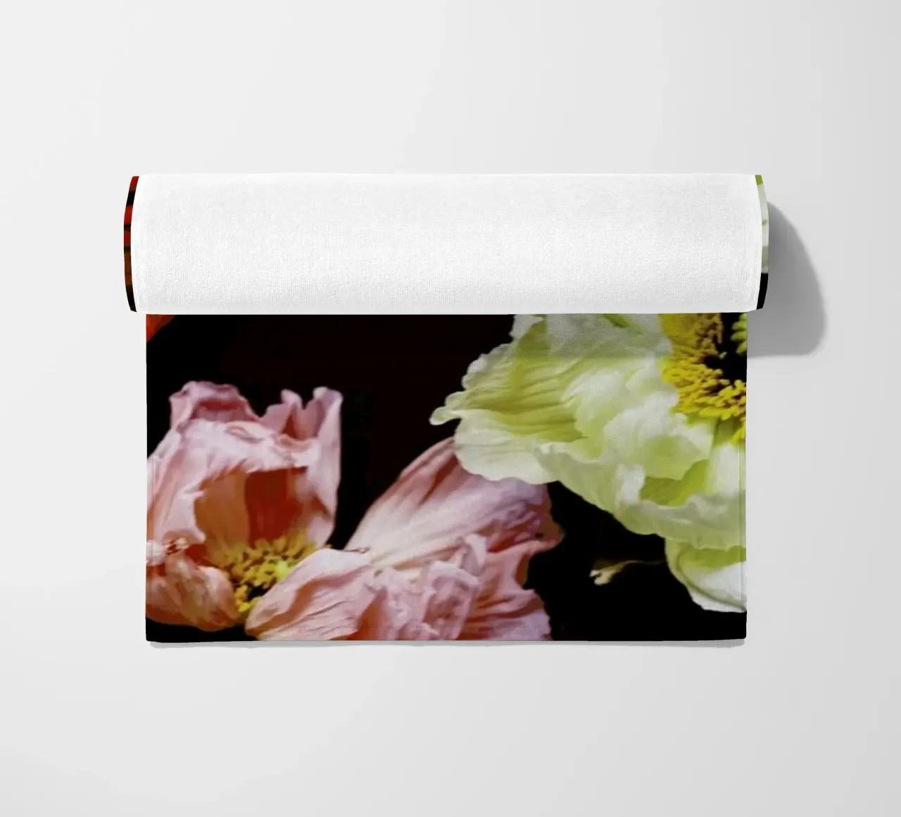 Windblown beach towel by Morgan Kendall