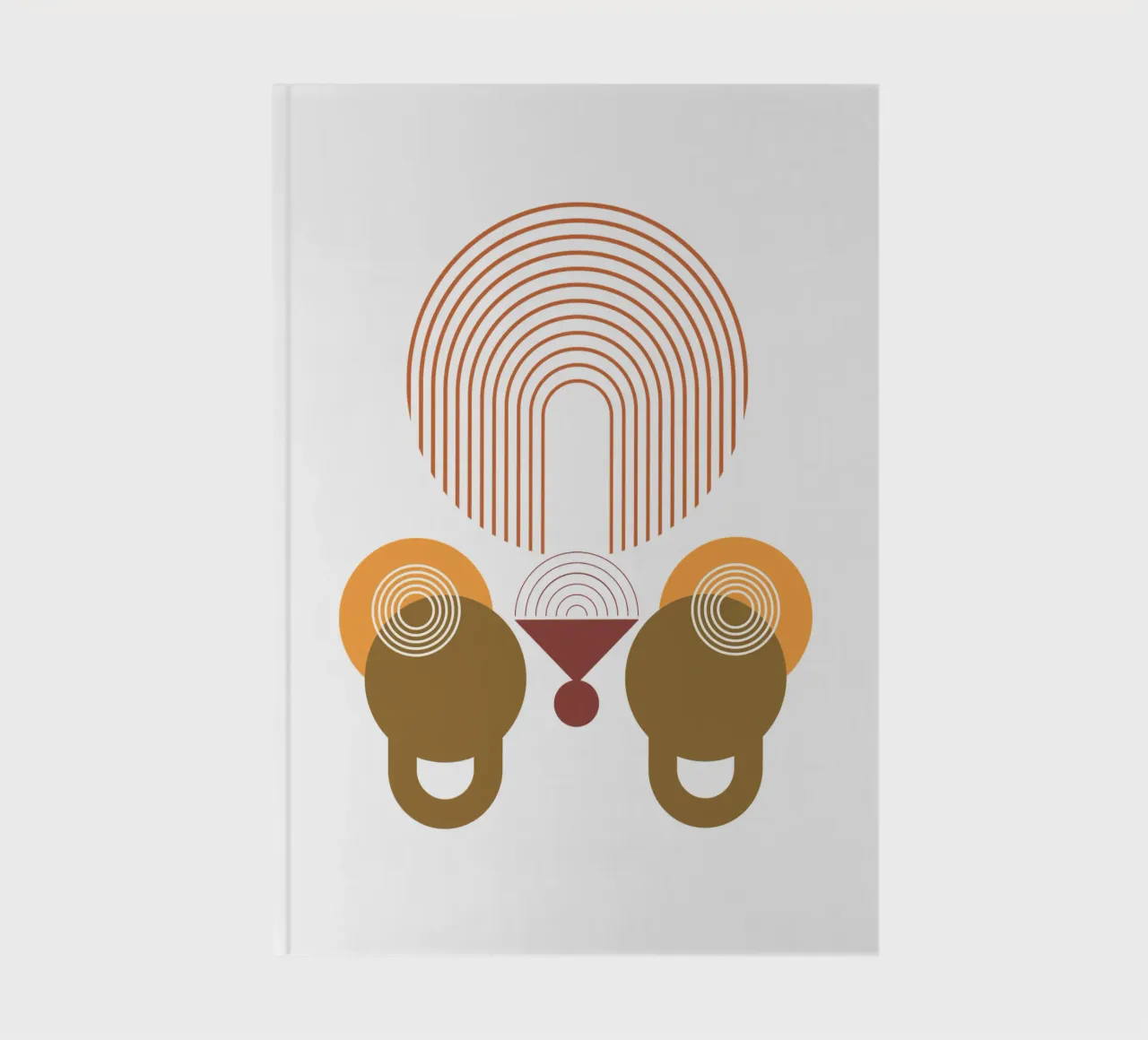 Minimalist Modern Simple Aesthetic notebook by YSV MINIMALIST