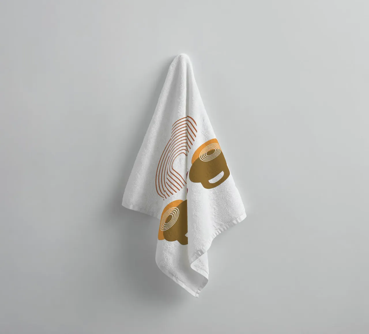 Estetica minimalista moderna e semplice asciugamano da bagno da YSV MINIMALIST