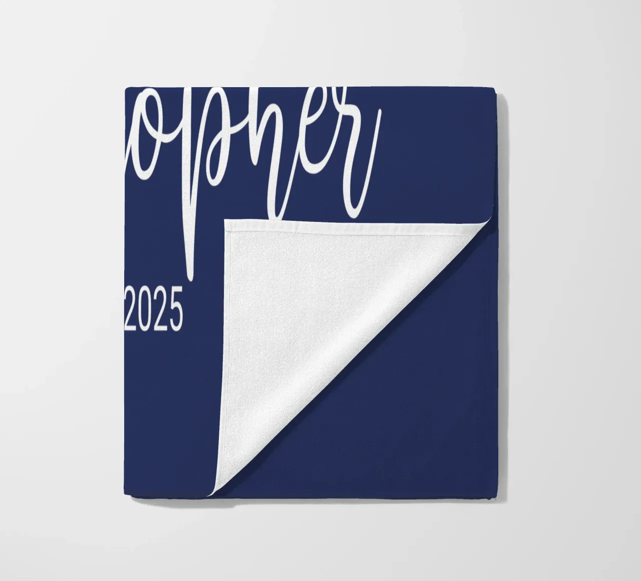 Personalisierte Onkel Name Geburt Annoucement Strandtuch von Personalized Art